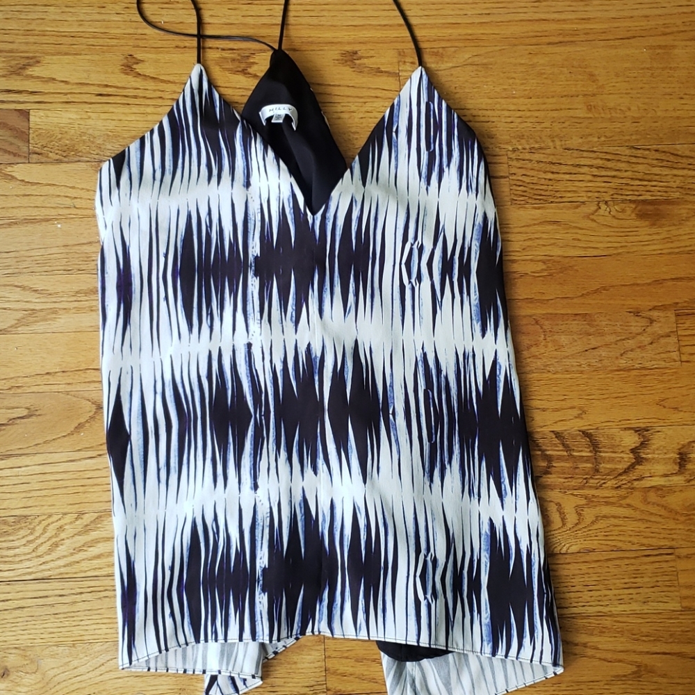 Milly silk tank top